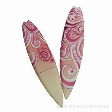 Promotional USB Flash Drives, 360-degree Cubic Printing, 1 to 32GB Flash Memory Capacity